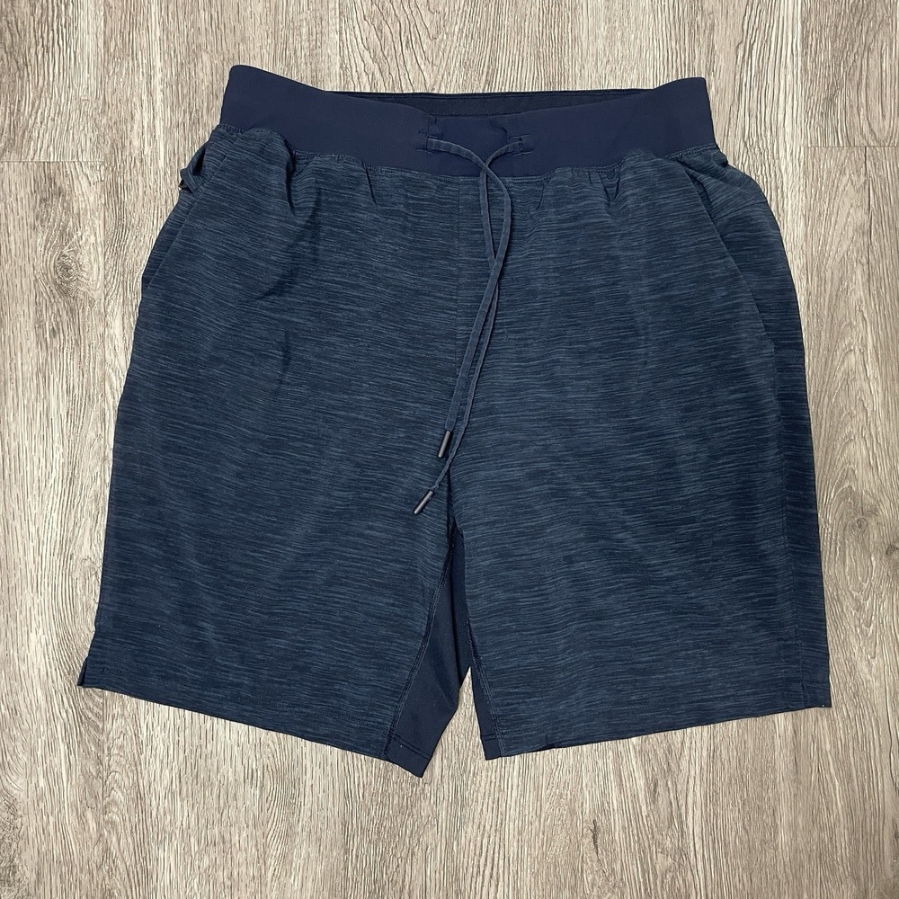 Lululemon Shorts Men's Medium Blue T.H.E.‎ Lined 9" Inseam Pacebreaker Gym Tech